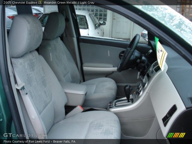 Meander Green Metallic / Light Gray 2005 Chevrolet Equinox LS