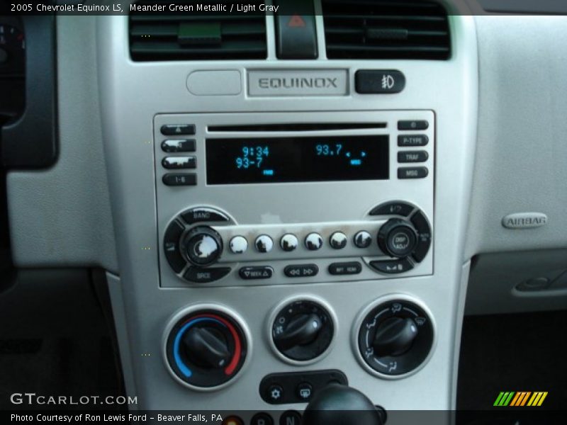 Meander Green Metallic / Light Gray 2005 Chevrolet Equinox LS