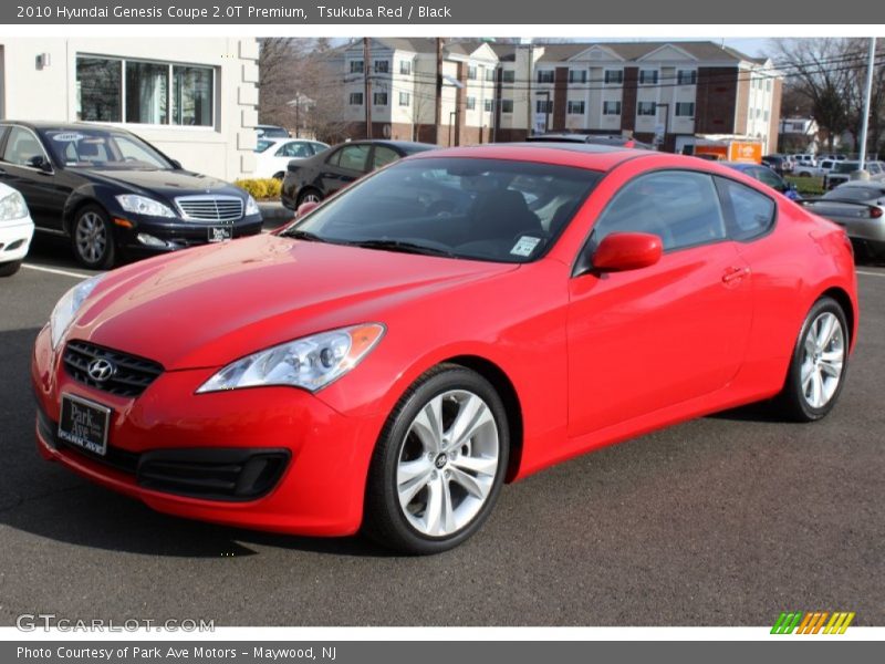 Tsukuba Red / Black 2010 Hyundai Genesis Coupe 2.0T Premium