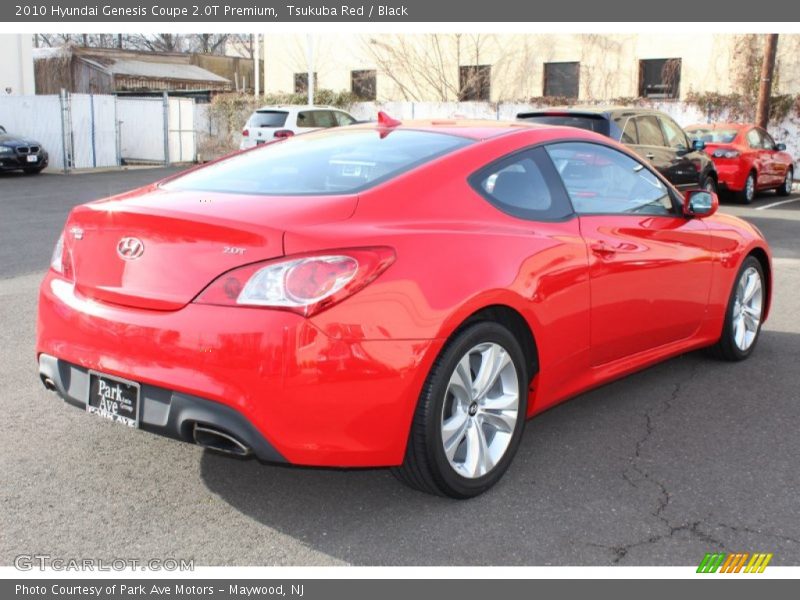 Tsukuba Red / Black 2010 Hyundai Genesis Coupe 2.0T Premium