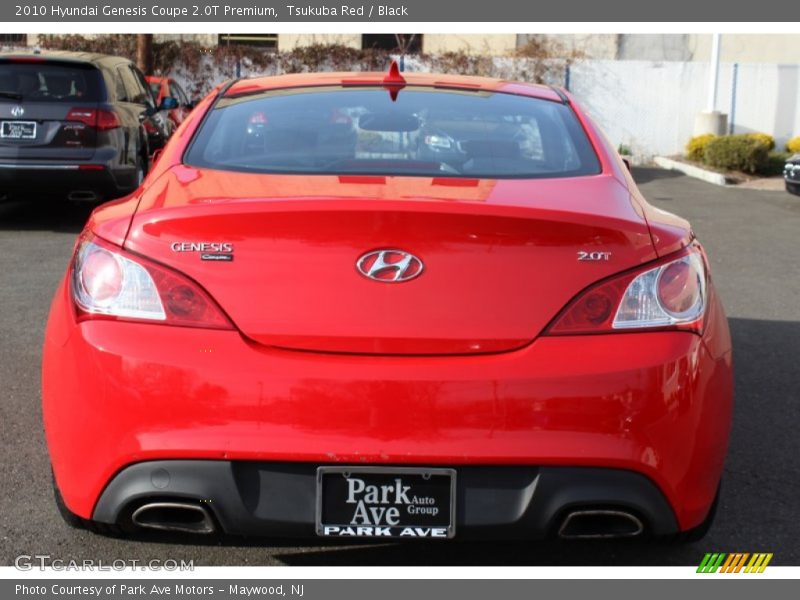Tsukuba Red / Black 2010 Hyundai Genesis Coupe 2.0T Premium