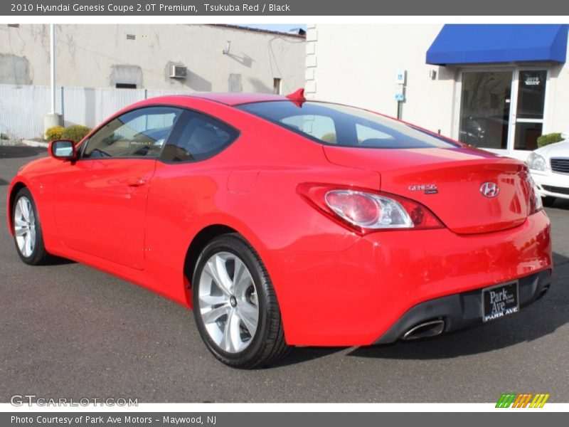 Tsukuba Red / Black 2010 Hyundai Genesis Coupe 2.0T Premium