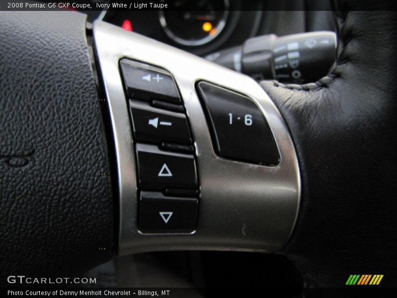 Ivory White / Light Taupe 2008 Pontiac G6 GXP Coupe