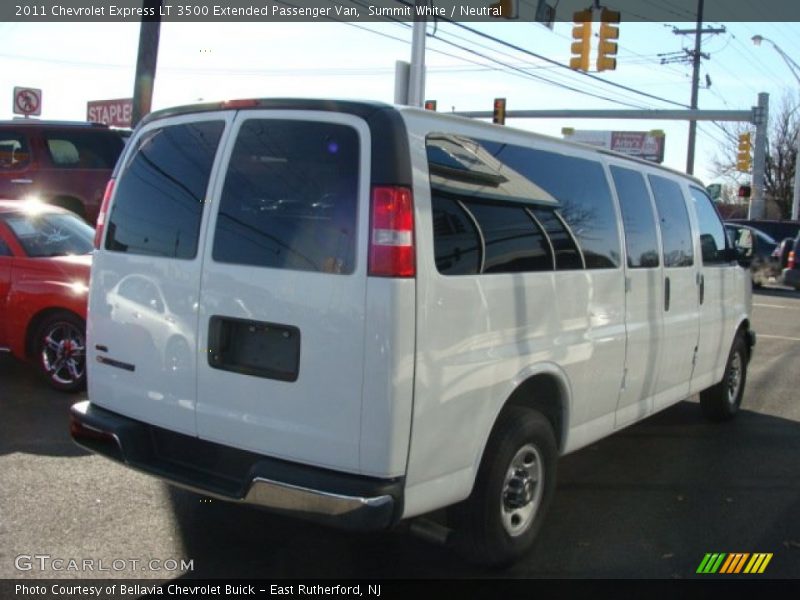 Summit White / Neutral 2011 Chevrolet Express LT 3500 Extended Passenger Van