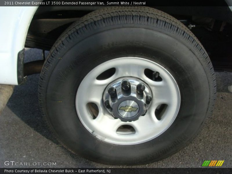  2011 Express LT 3500 Extended Passenger Van Wheel