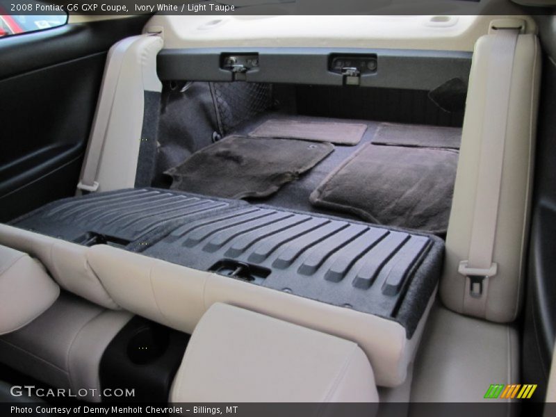 Ivory White / Light Taupe 2008 Pontiac G6 GXP Coupe