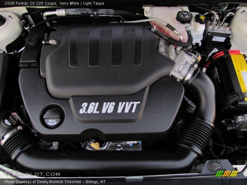  2008 G6 GXP Coupe Engine - 3.6 Liter GXP DOHC 24-Valve VVT V6