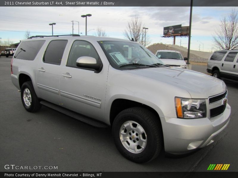 Sheer Silver Metallic / Ebony 2011 Chevrolet Suburban LT 4x4