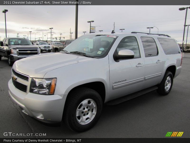 Sheer Silver Metallic / Ebony 2011 Chevrolet Suburban LT 4x4