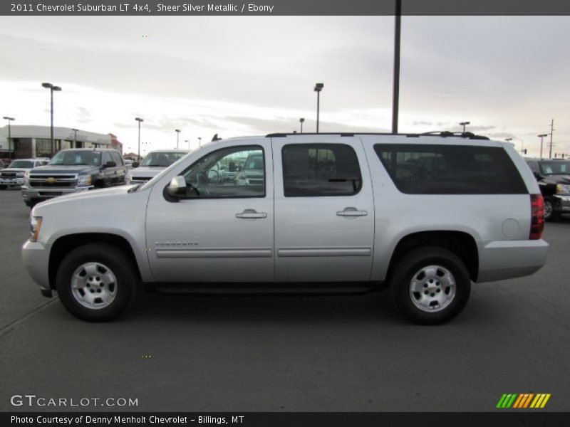 Sheer Silver Metallic / Ebony 2011 Chevrolet Suburban LT 4x4