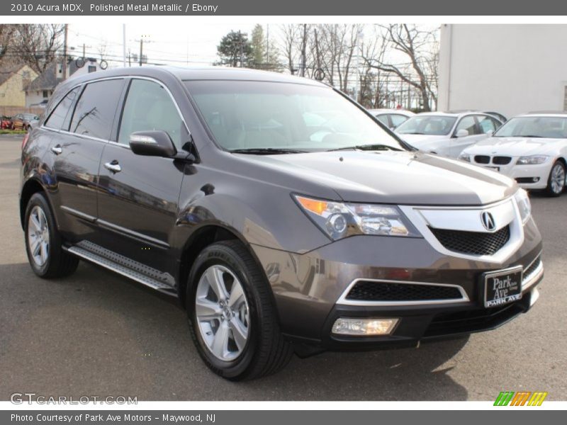 Polished Metal Metallic / Ebony 2010 Acura MDX