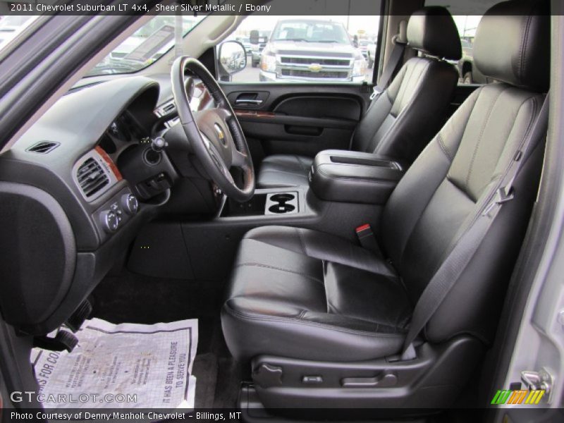Sheer Silver Metallic / Ebony 2011 Chevrolet Suburban LT 4x4
