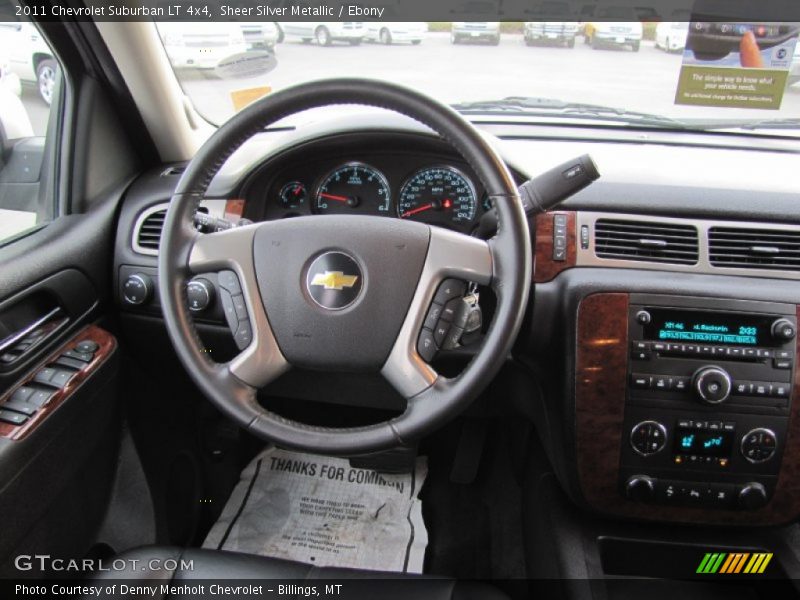 Sheer Silver Metallic / Ebony 2011 Chevrolet Suburban LT 4x4