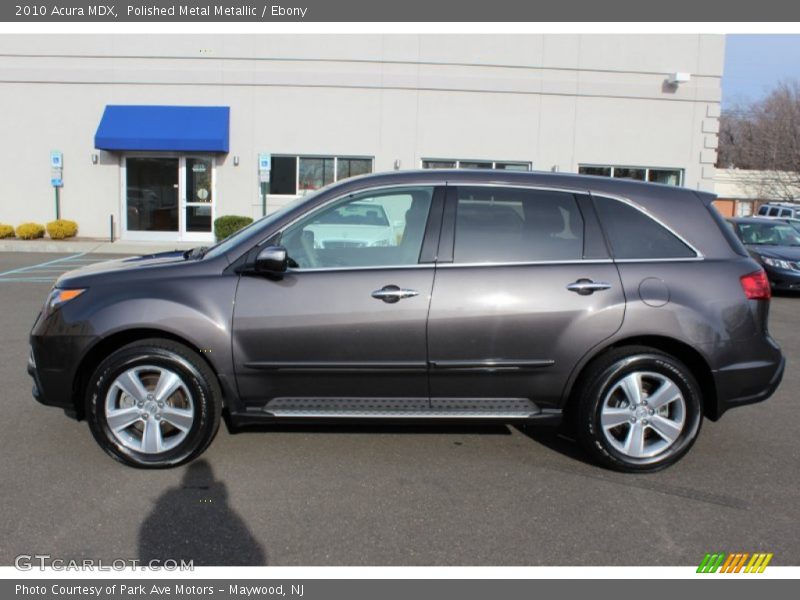 Polished Metal Metallic / Ebony 2010 Acura MDX