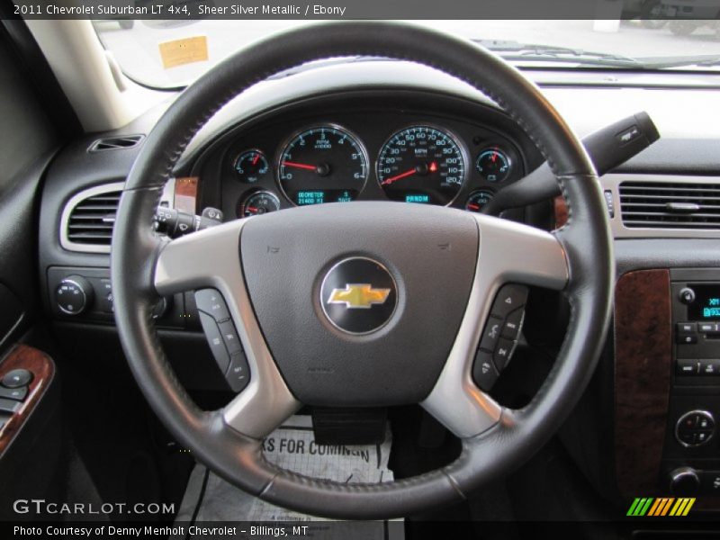 Sheer Silver Metallic / Ebony 2011 Chevrolet Suburban LT 4x4