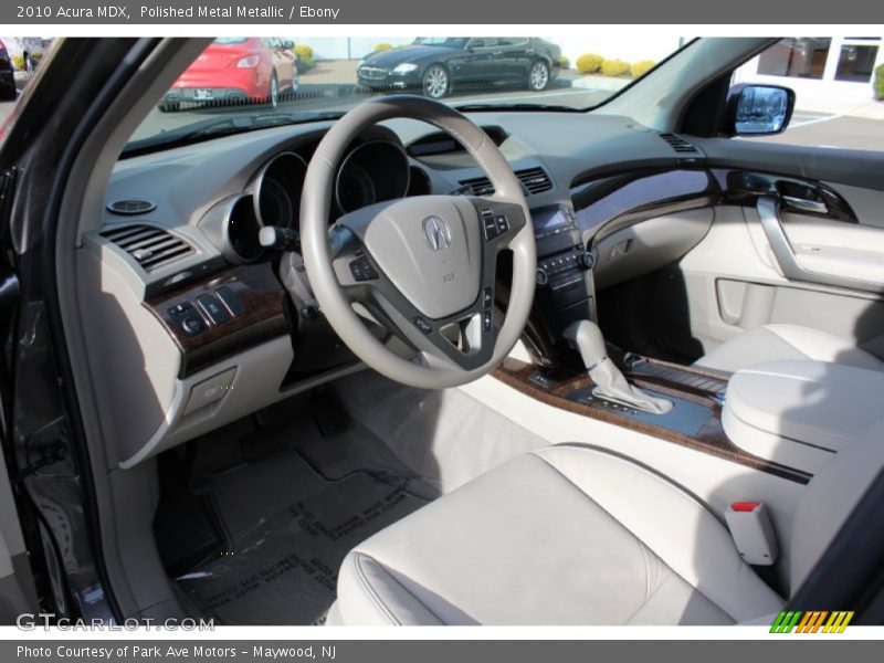 Polished Metal Metallic / Ebony 2010 Acura MDX