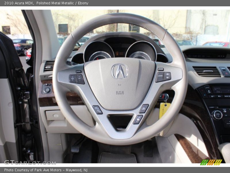 Polished Metal Metallic / Ebony 2010 Acura MDX