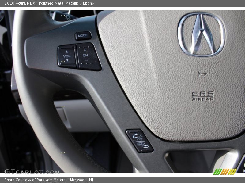 Polished Metal Metallic / Ebony 2010 Acura MDX