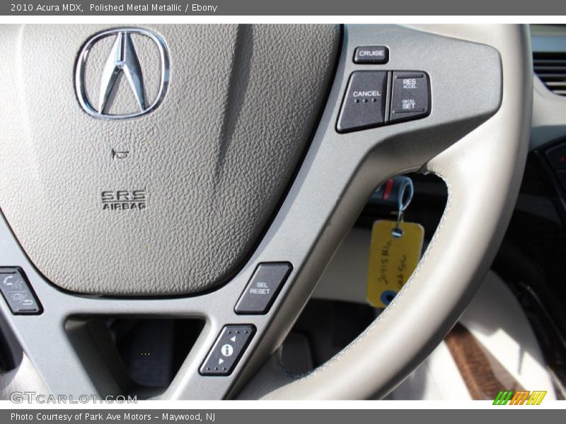 Polished Metal Metallic / Ebony 2010 Acura MDX