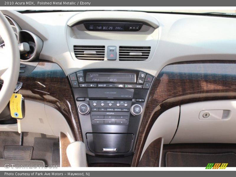 Polished Metal Metallic / Ebony 2010 Acura MDX