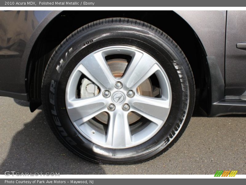 Polished Metal Metallic / Ebony 2010 Acura MDX