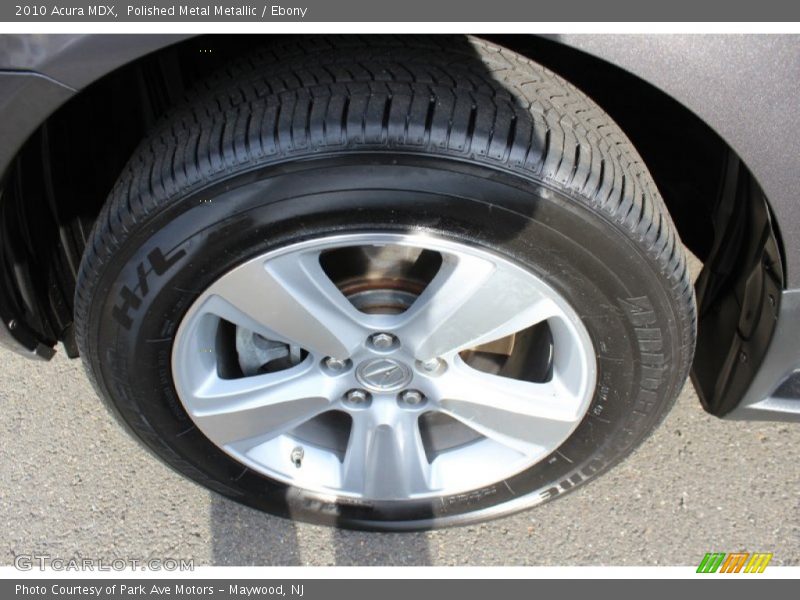 Polished Metal Metallic / Ebony 2010 Acura MDX