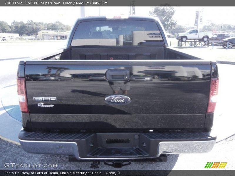 Black / Medium/Dark Flint 2008 Ford F150 XLT SuperCrew
