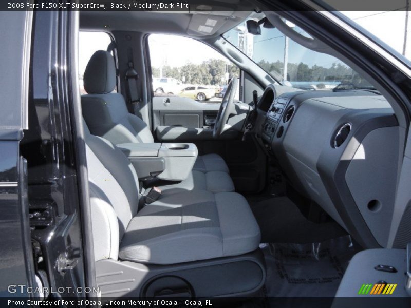 Black / Medium/Dark Flint 2008 Ford F150 XLT SuperCrew