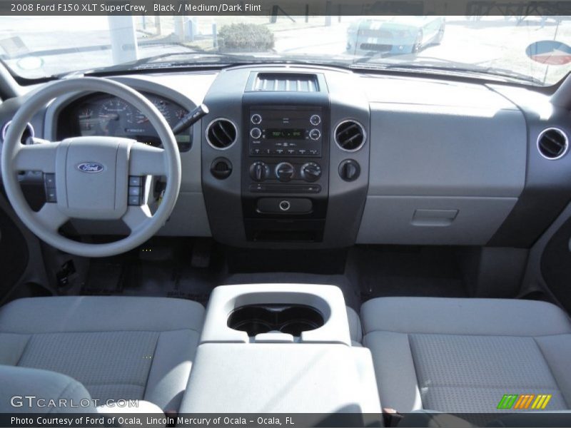 Black / Medium/Dark Flint 2008 Ford F150 XLT SuperCrew