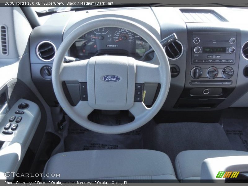 Black / Medium/Dark Flint 2008 Ford F150 XLT SuperCrew