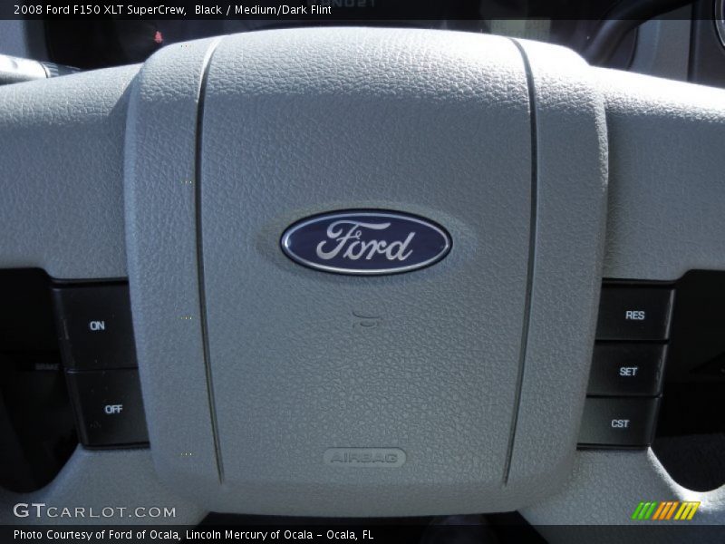 Black / Medium/Dark Flint 2008 Ford F150 XLT SuperCrew