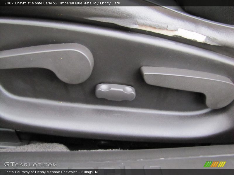 Imperial Blue Metallic / Ebony Black 2007 Chevrolet Monte Carlo SS