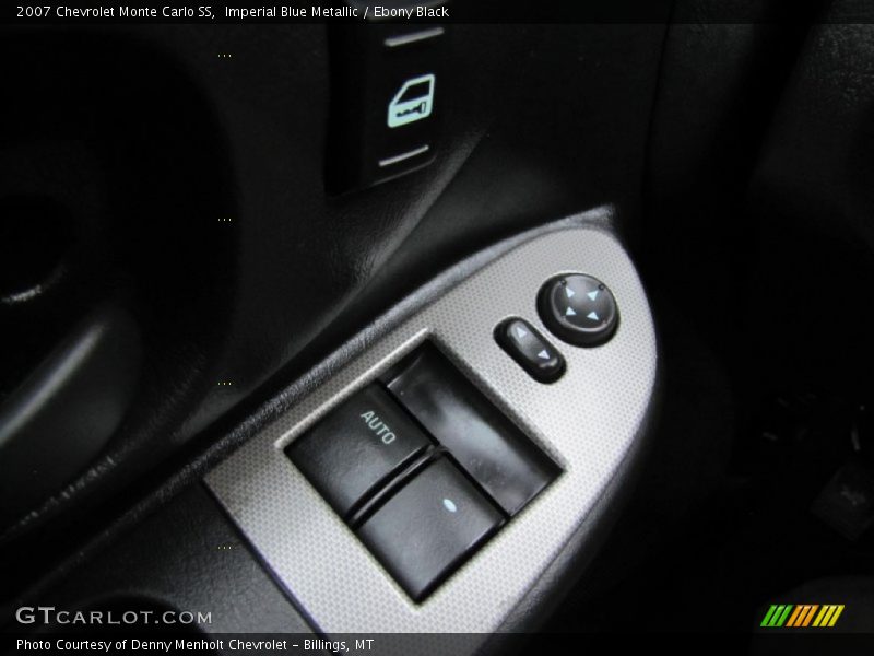 Imperial Blue Metallic / Ebony Black 2007 Chevrolet Monte Carlo SS