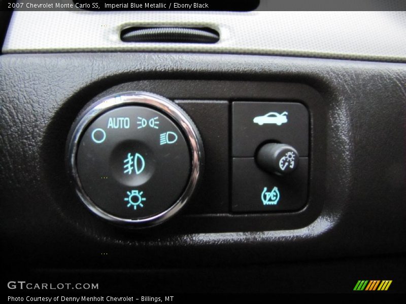 Imperial Blue Metallic / Ebony Black 2007 Chevrolet Monte Carlo SS