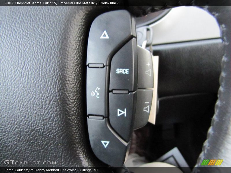 Imperial Blue Metallic / Ebony Black 2007 Chevrolet Monte Carlo SS