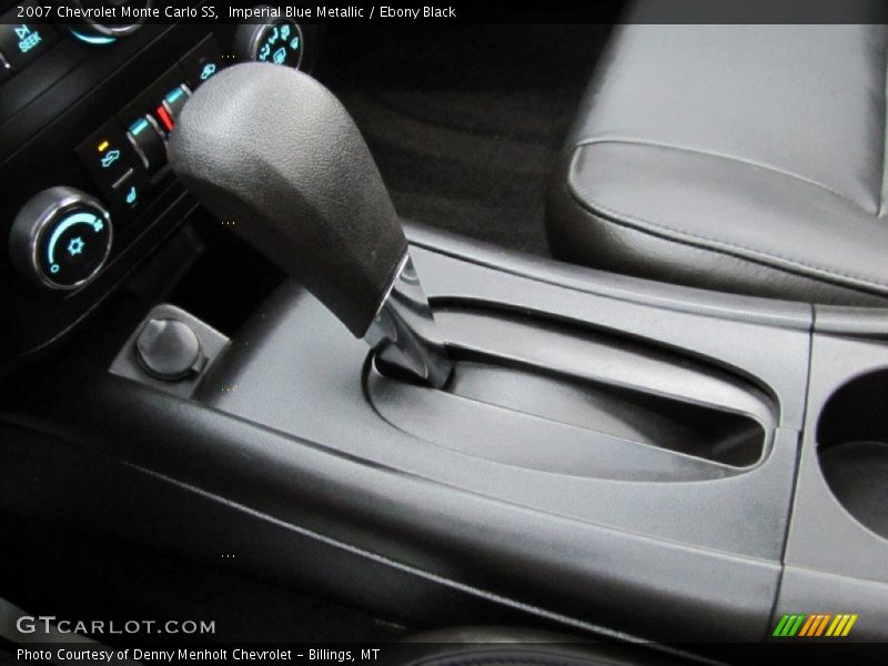 Imperial Blue Metallic / Ebony Black 2007 Chevrolet Monte Carlo SS