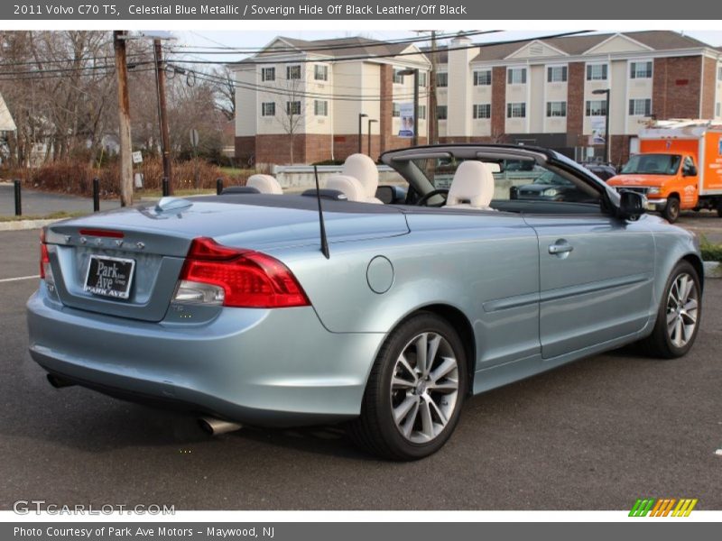 Celestial Blue Metallic / Soverign Hide Off Black Leather/Off Black 2011 Volvo C70 T5