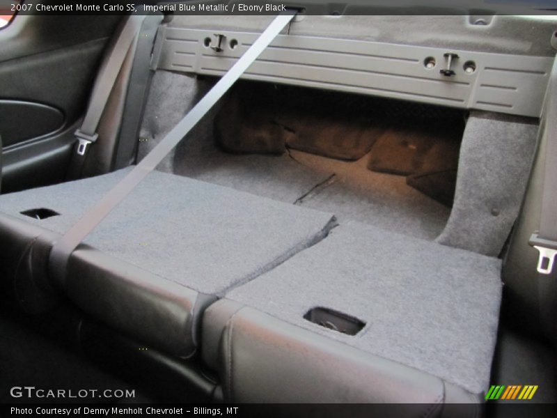 Imperial Blue Metallic / Ebony Black 2007 Chevrolet Monte Carlo SS