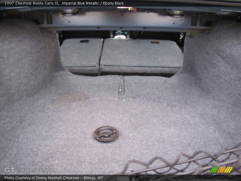 Imperial Blue Metallic / Ebony Black 2007 Chevrolet Monte Carlo SS