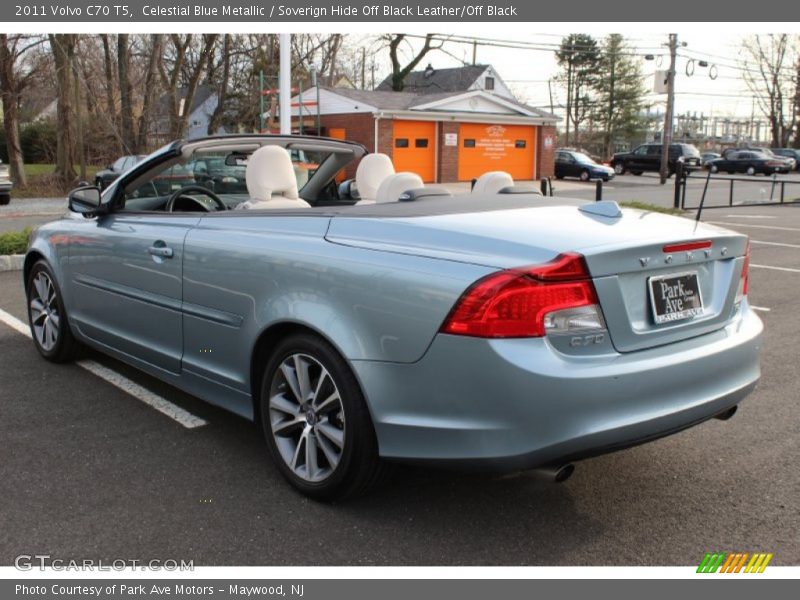 Celestial Blue Metallic / Soverign Hide Off Black Leather/Off Black 2011 Volvo C70 T5
