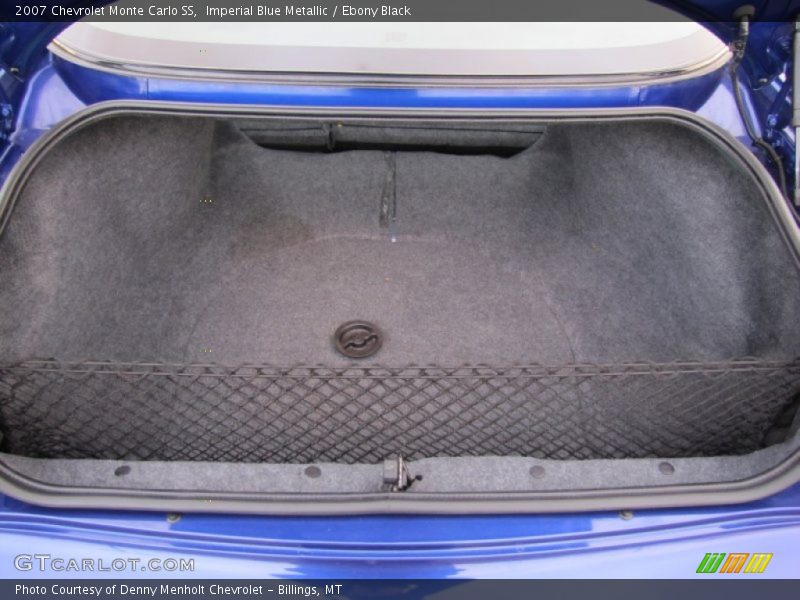 Imperial Blue Metallic / Ebony Black 2007 Chevrolet Monte Carlo SS