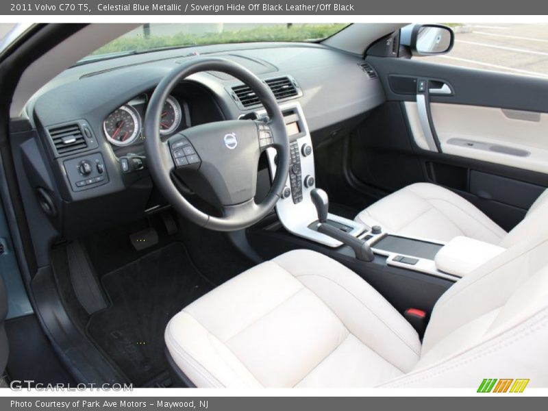 Celestial Blue Metallic / Soverign Hide Off Black Leather/Off Black 2011 Volvo C70 T5