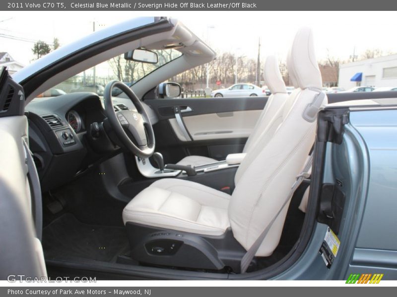 Celestial Blue Metallic / Soverign Hide Off Black Leather/Off Black 2011 Volvo C70 T5