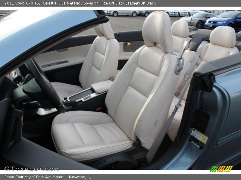 Celestial Blue Metallic / Soverign Hide Off Black Leather/Off Black 2011 Volvo C70 T5