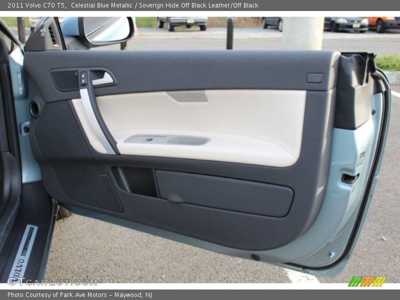 Celestial Blue Metallic / Soverign Hide Off Black Leather/Off Black 2011 Volvo C70 T5