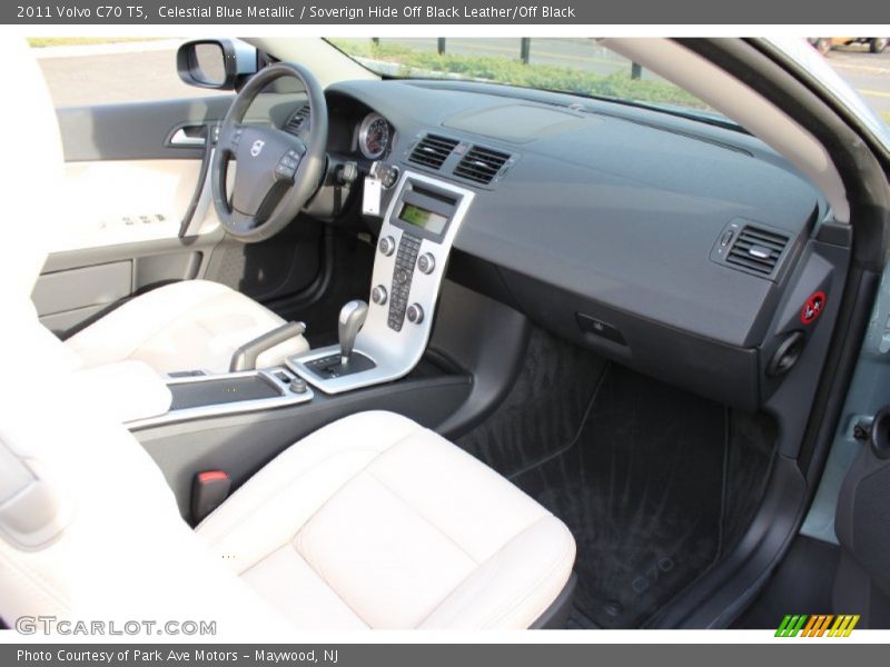 Celestial Blue Metallic / Soverign Hide Off Black Leather/Off Black 2011 Volvo C70 T5