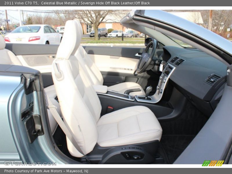 Celestial Blue Metallic / Soverign Hide Off Black Leather/Off Black 2011 Volvo C70 T5
