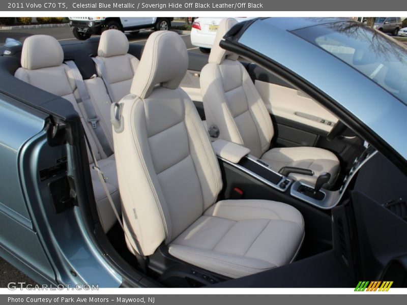 Celestial Blue Metallic / Soverign Hide Off Black Leather/Off Black 2011 Volvo C70 T5