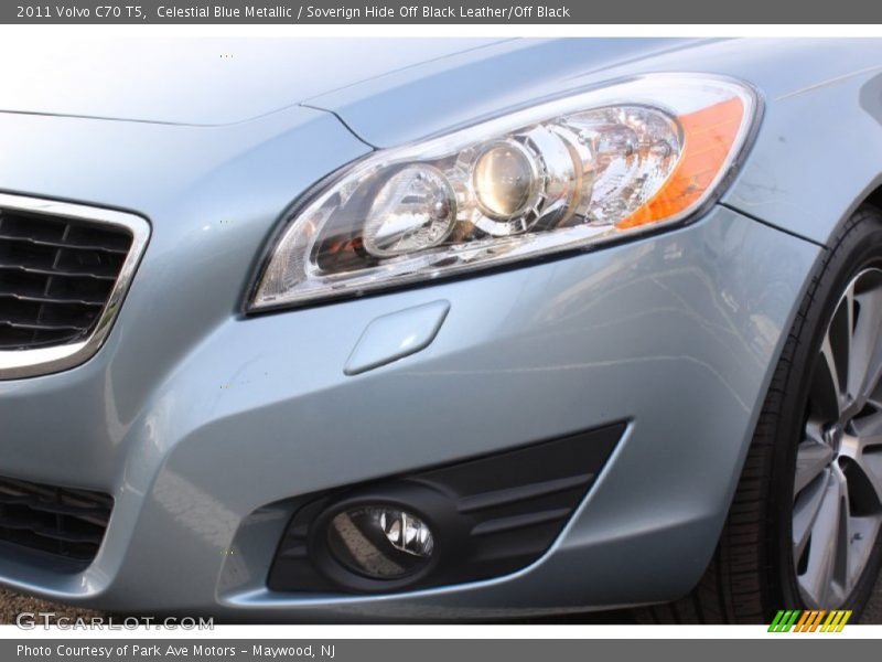 Celestial Blue Metallic / Soverign Hide Off Black Leather/Off Black 2011 Volvo C70 T5