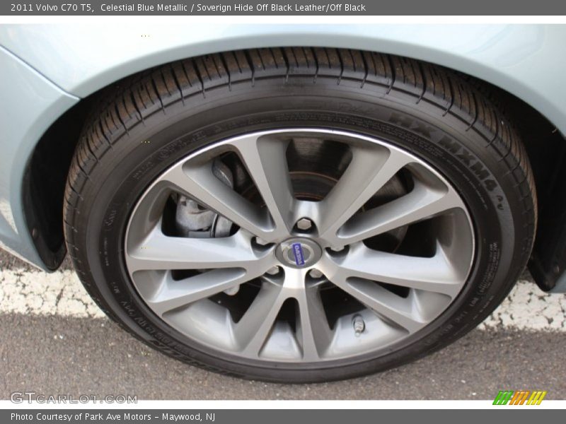 Celestial Blue Metallic / Soverign Hide Off Black Leather/Off Black 2011 Volvo C70 T5
